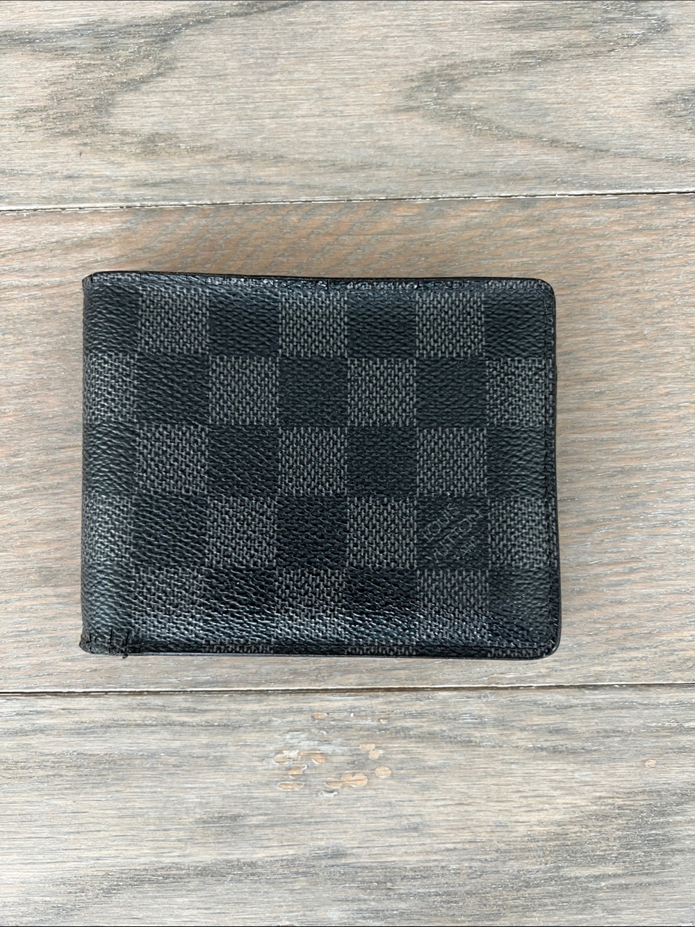 Louis Vuitton Damier Graphite Black Bi-Fold Wallet